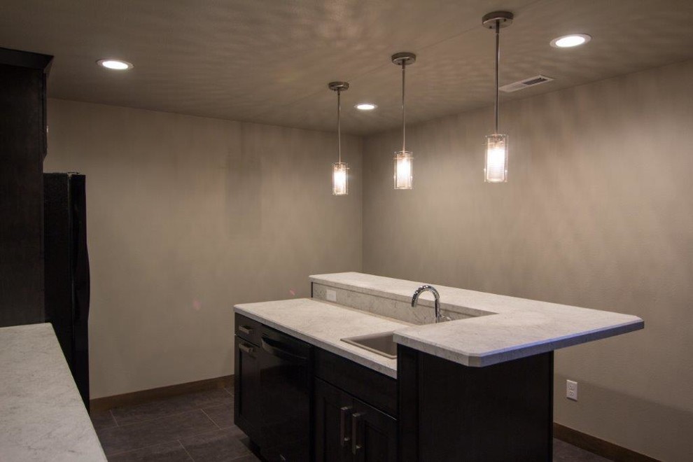 Basement - transitional basement idea