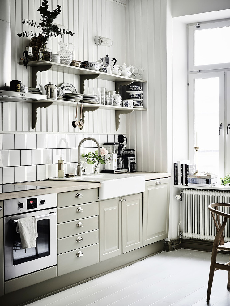 Inspiration for a scandinavian kitchen in Gothenburg.