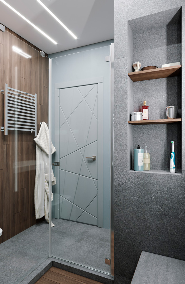 Однокомнатная квартира для холостяка. Ванная комната.