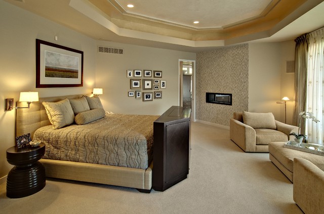 Contemporary Master Bedroom Modern Schlafzimmer