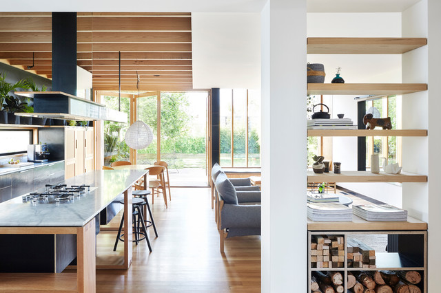 Houzzbesuch: Moderner Anbau für ein Holzhaus aus den Zwanzigern