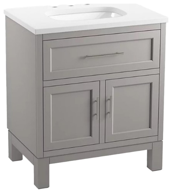 Kohler K-28380-ASB Quo 30" Bathroom Vanity Cabinet - Transitional ...