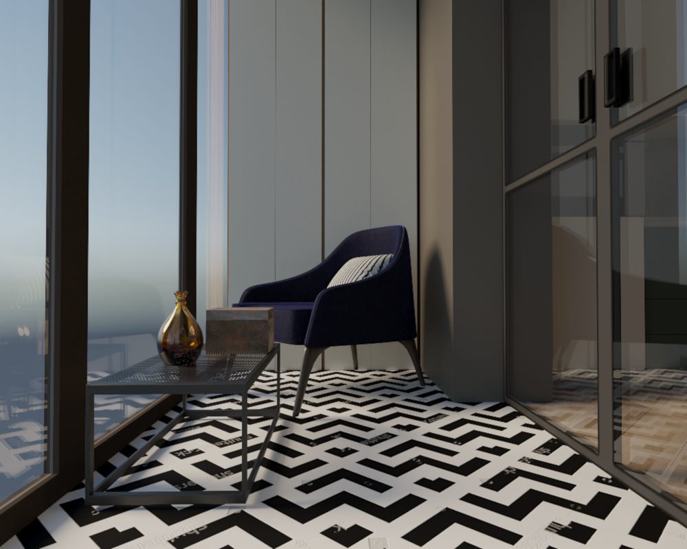 Современная классика в гостиной - обеденной