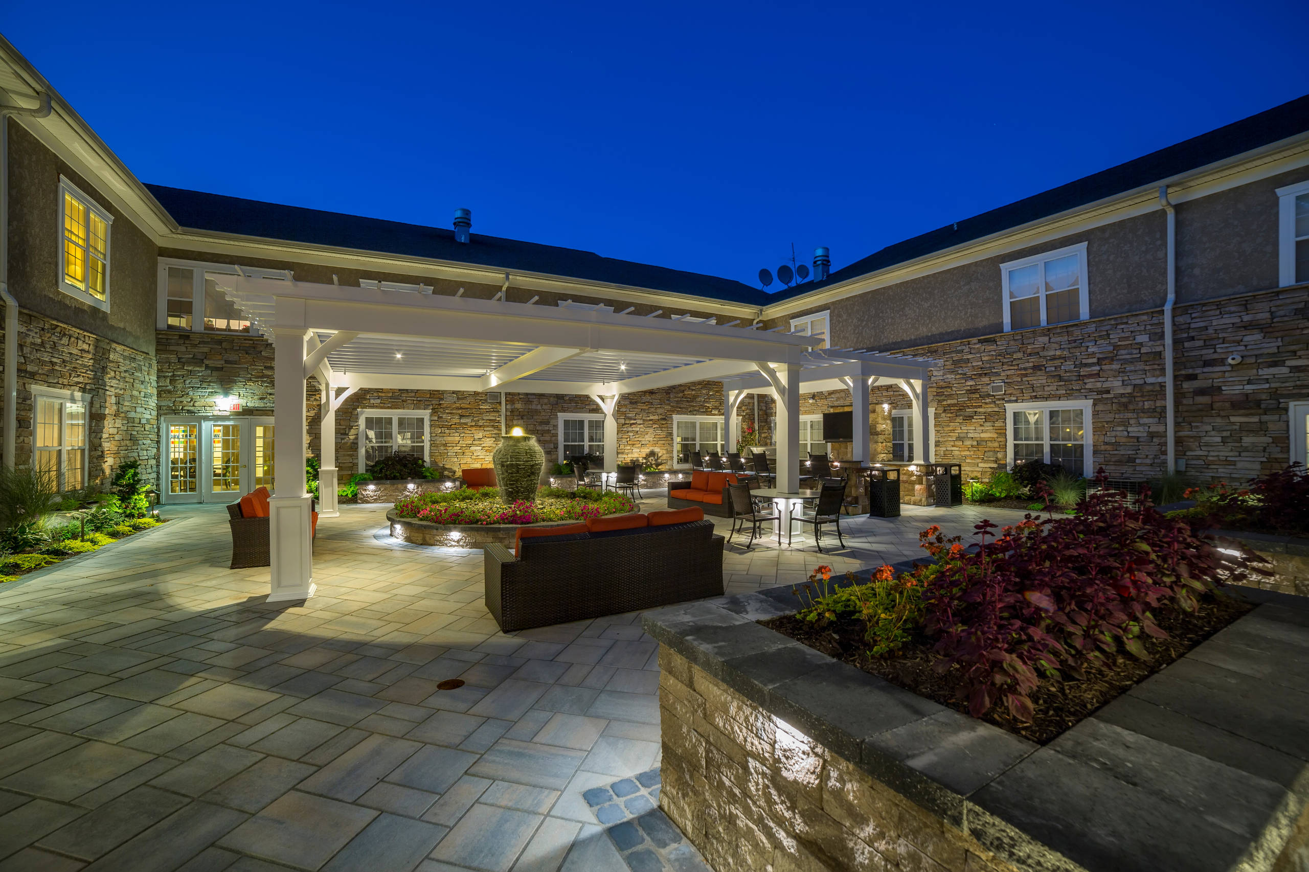 Hamilton NJ Interior Courtyard