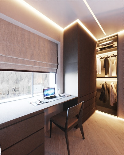 Интерьер в темных тонах