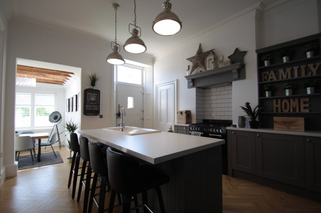 Alterations and Remodelling of a Victorian House - Glasgow Architects cucina