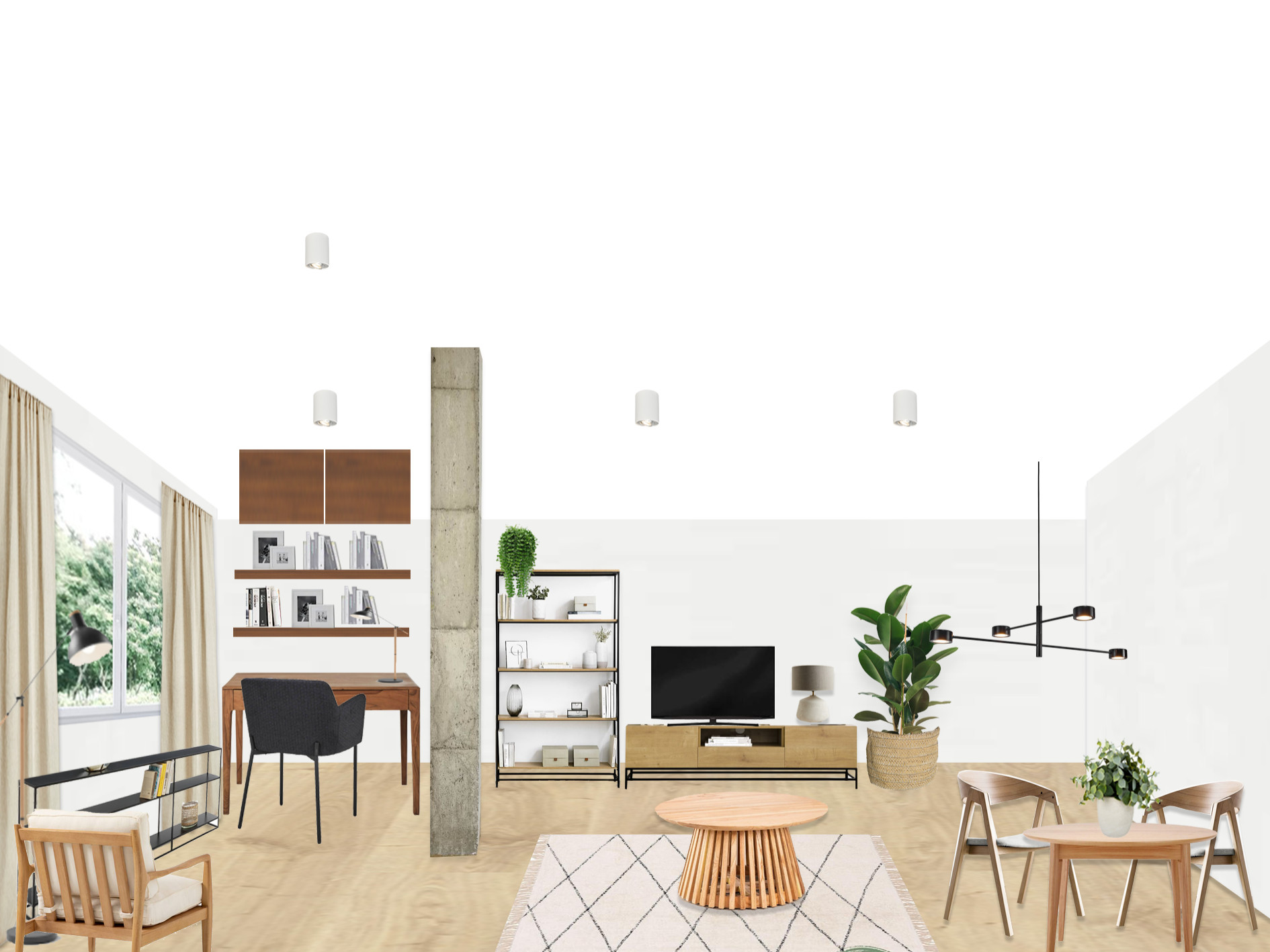 Salón y Galería