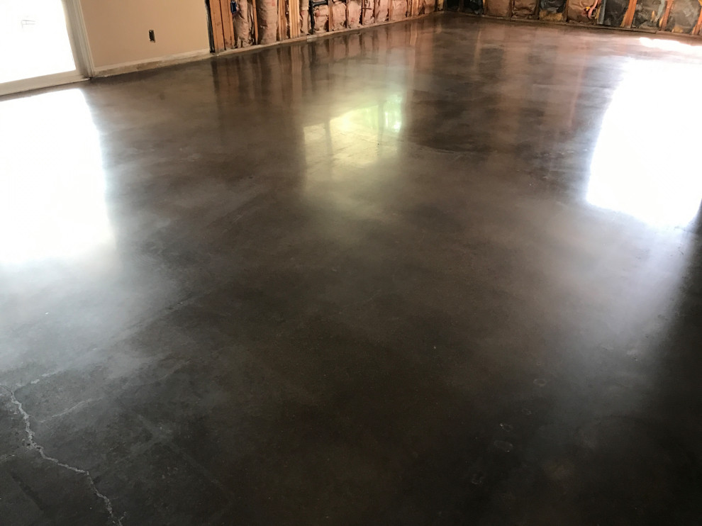 Walnut Brown polished Concrete