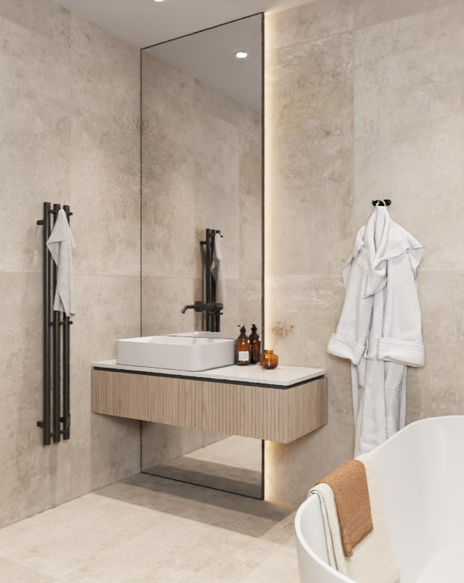 Современный минимализм ванная