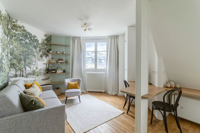 Studio sous les toits klassisch-wohnzimmer