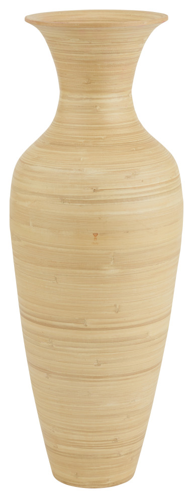 Classic Natural Bamboo Floor Vase, 27" Classic