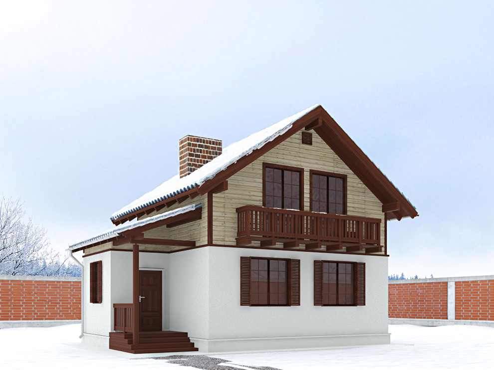 3D визуализация экстерьера(частный дом 130 кв.м.)