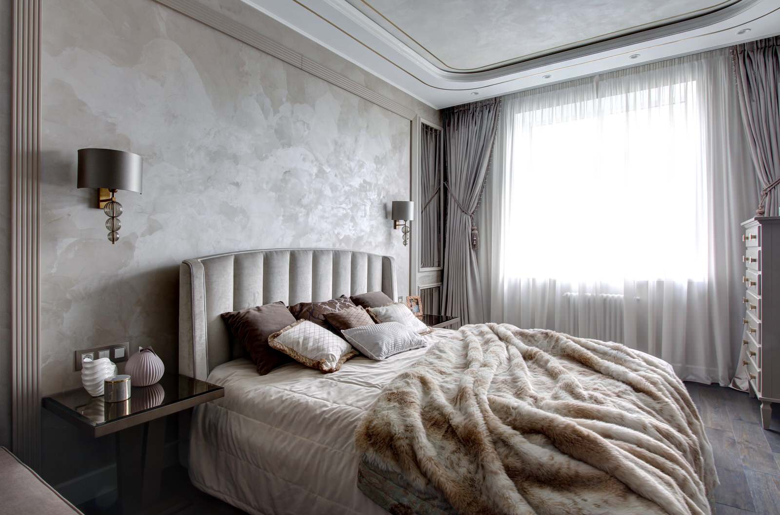 Мастер-спальня ЖК "Алые паруса"