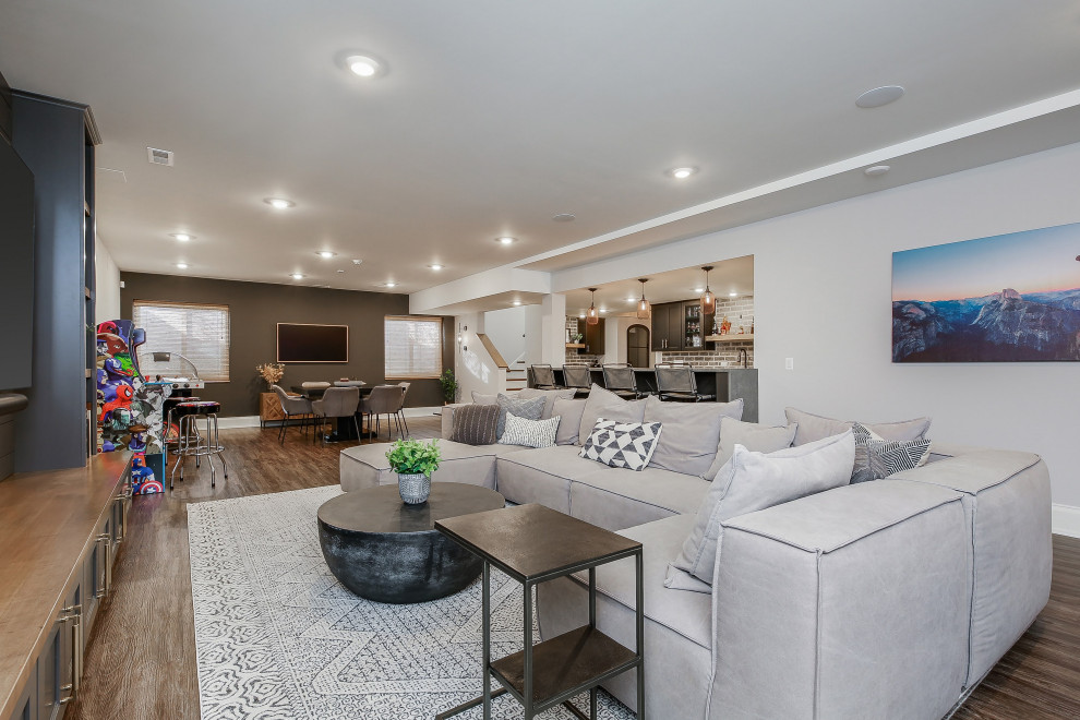 Highland Ave - Basement Remodel - Farmhouse - Basement - Minneapolis ...