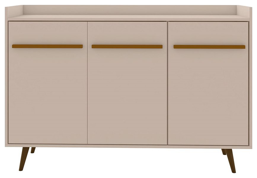 Manhattan Comfort Bradley TV Stand, 4 Shelves Midcentury Buffets