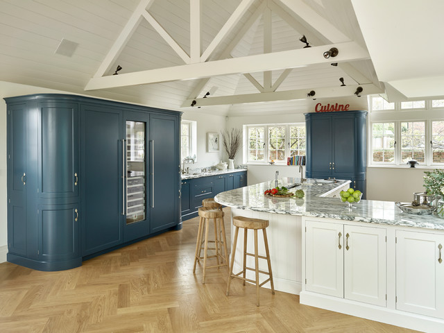Georgian House in Sussex contemporary-kitchen