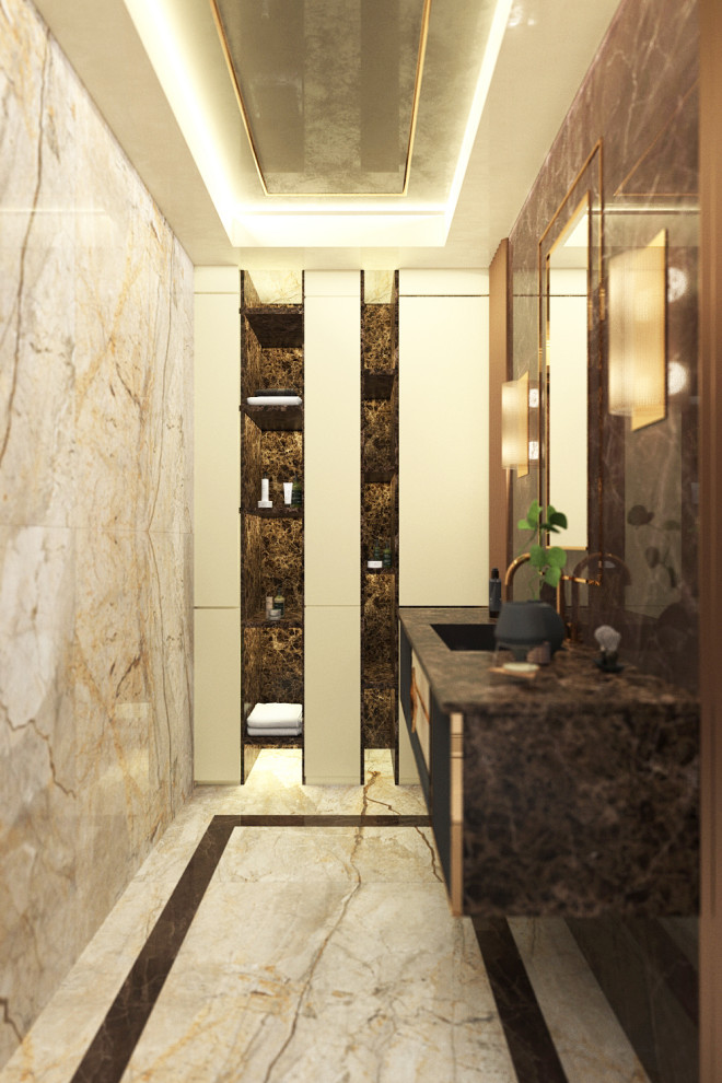 Villa  sul mare con la  vista Vesuvio