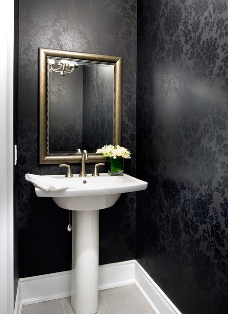 Jane Lockhart Interior Design nyklassisk-toalett
