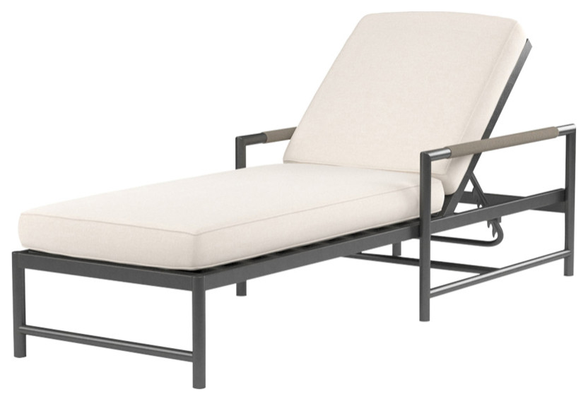 Pietra Chaise, Echo Ash, No Welt Beach Style Outdoor Chaise Lounges