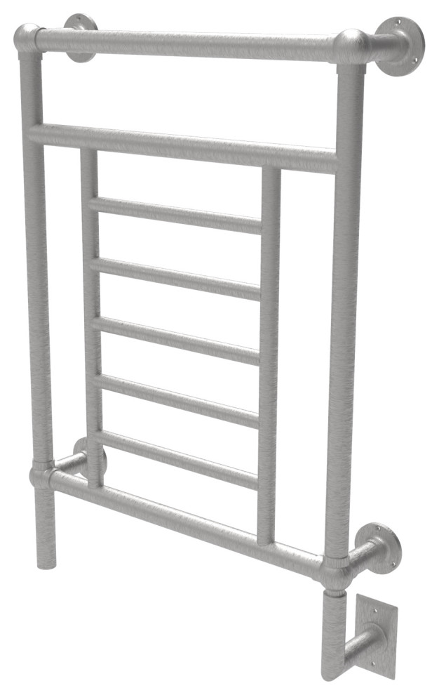 Hardwired Towel Warmer, Amba Traditional Model, 8 Round Bars