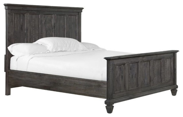 Magnussen Calistoga California King Panel Bed, Weathered Charcoal
