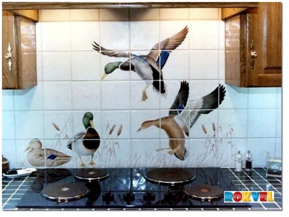 Фотоплитка в дизайне квартиры и загородного дома.