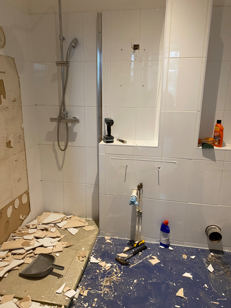 En-suite Bathroom During the Refurbishment