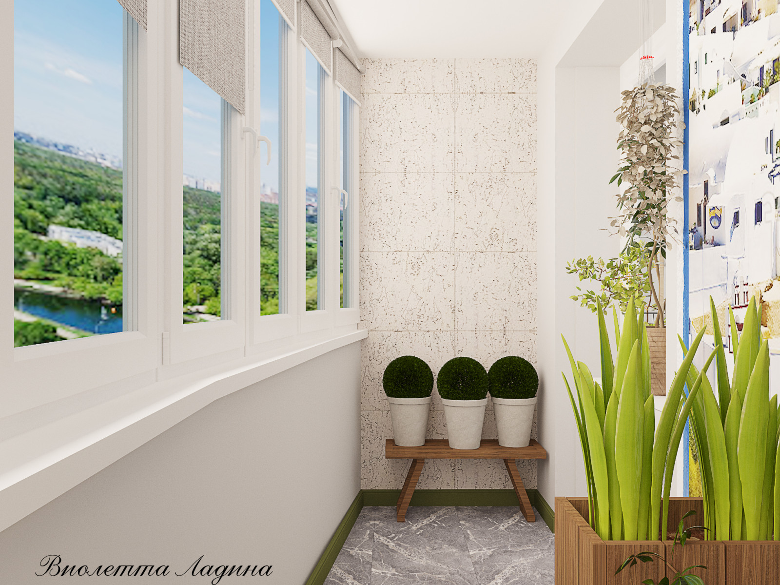 Большая квартира с воспоминаниями о путешествиях.