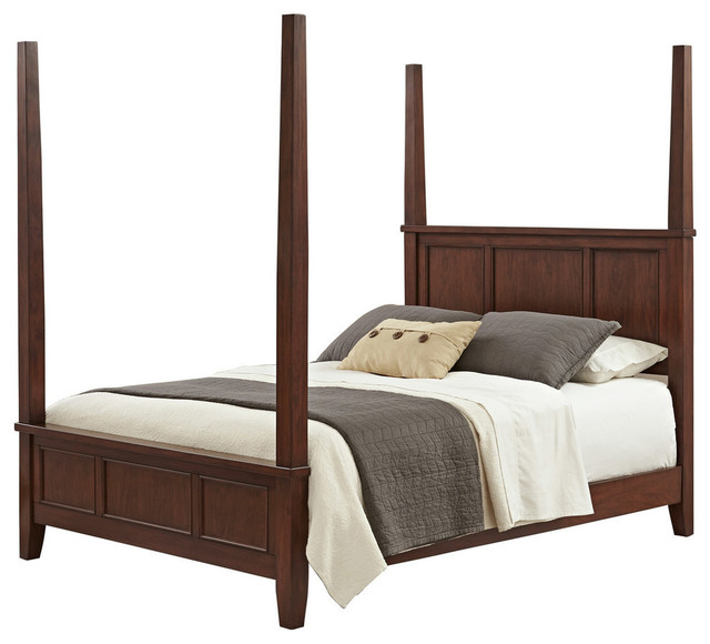 Chesapeake 4 Post Bed Transitional Canopy Beds By Home Styles Chesapeake 4 Post Bed Transitional Canopy Beds By Home Styles Furniture