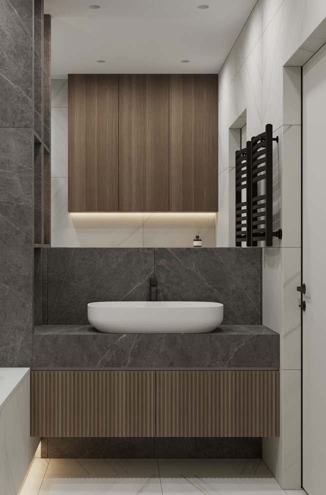 Дизайн-проект квартиры для семейной пары в современном стиле