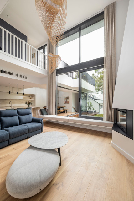 New house in Bondi Junction moderne-dagligstue