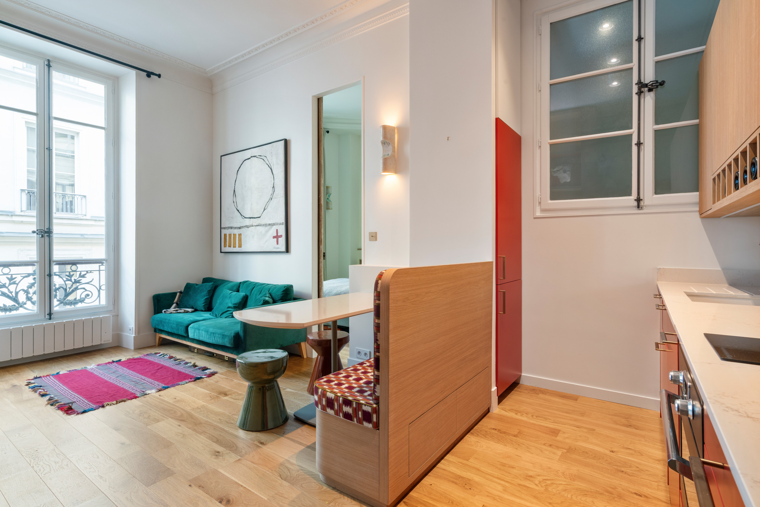 30m² dans le 7ème : l'art de repousser les murs