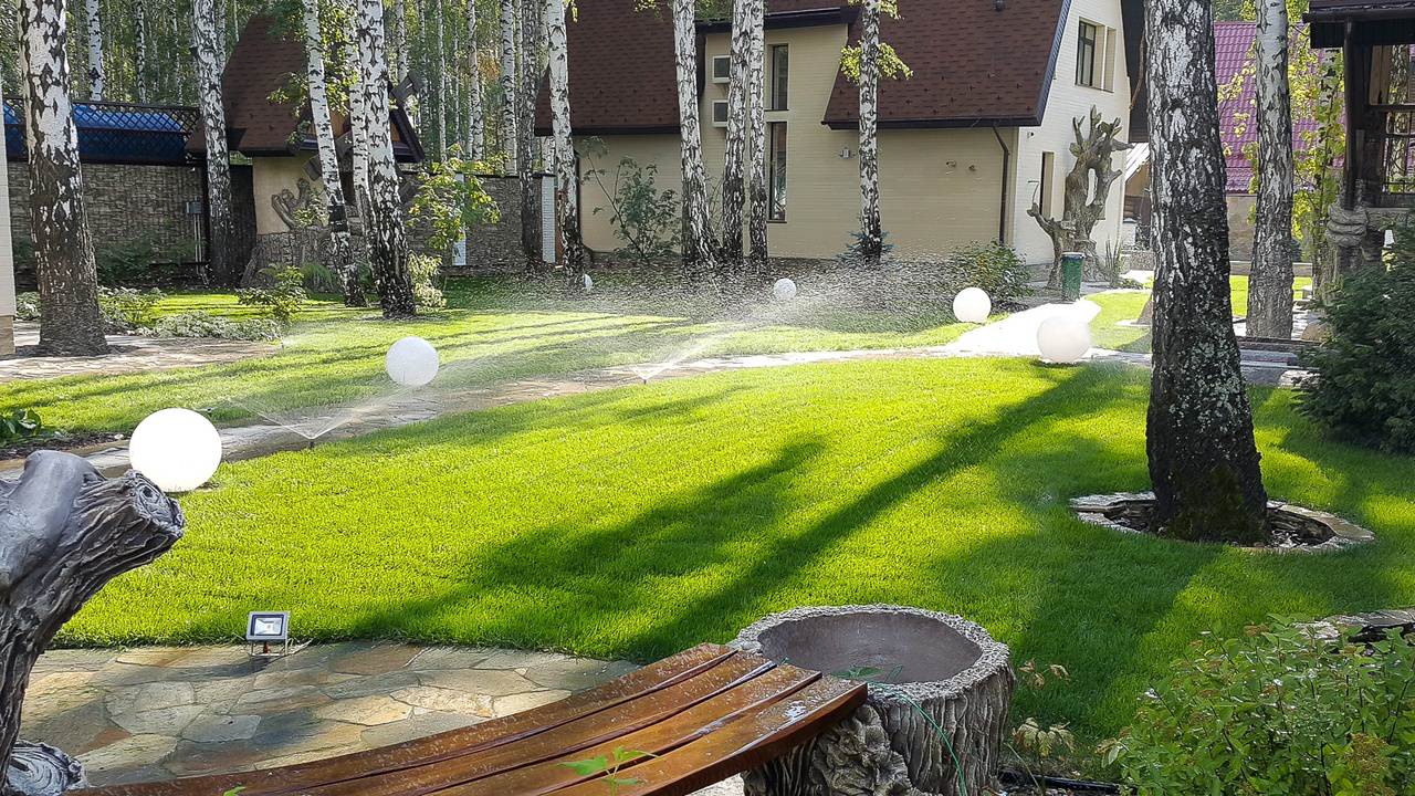 Полив участка