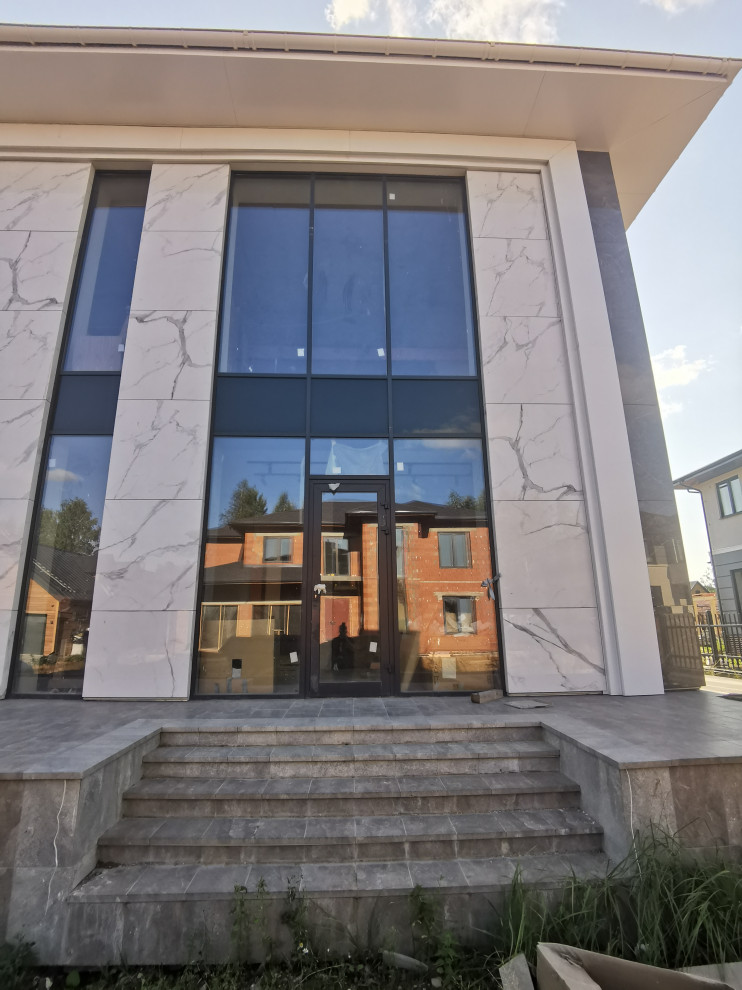 Монтаж тканевого потолка. Вешки