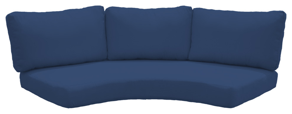 Covers for High-Back Curved Armless Sofa Cushions 6 inches thick