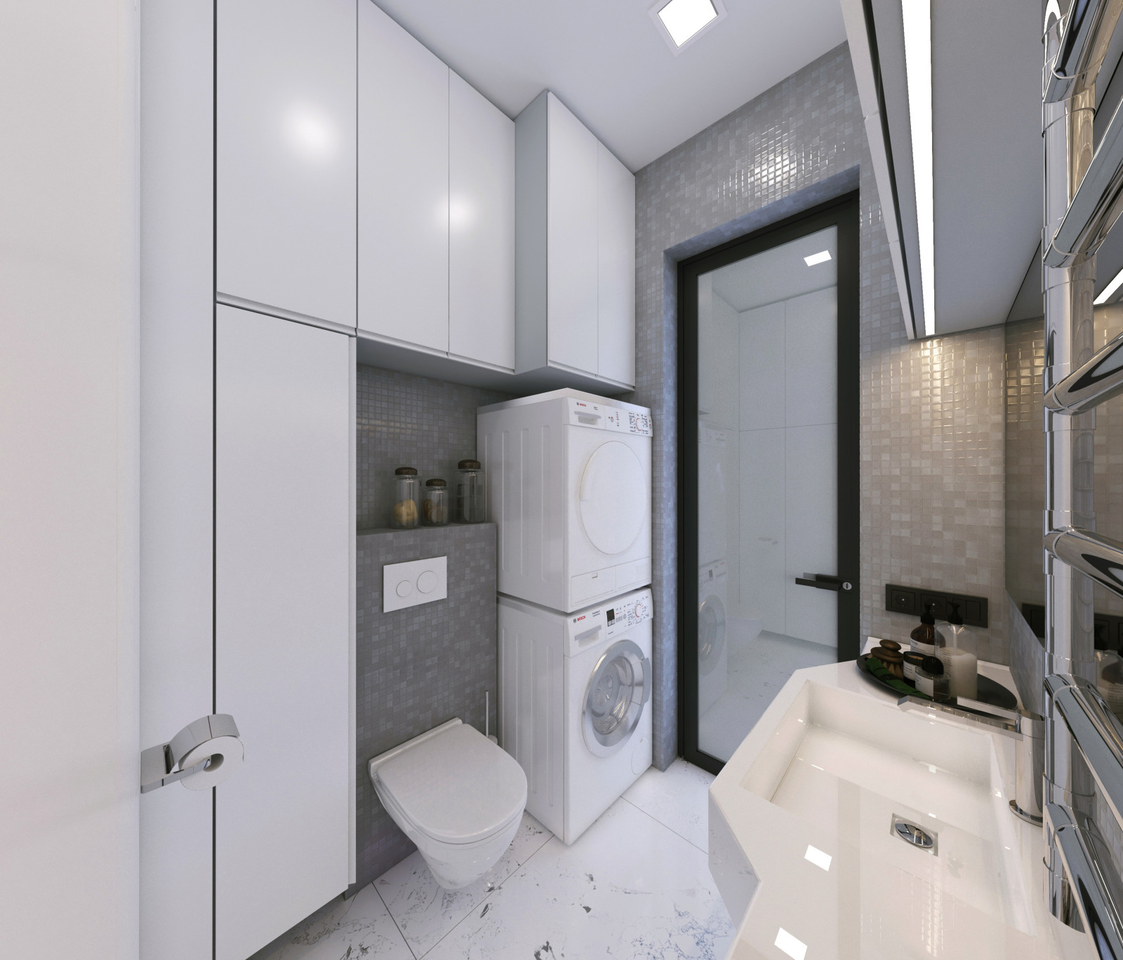 Интерьер квартиры ЖК "ЭВОЛЮЦИЯ", Новосибирск