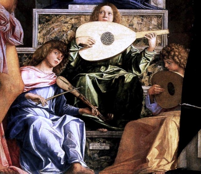 Giovanni Bellini San Giobbe Altarpiece Detail 20 X25 Premium Canvas Print Traditional Prints And Posters By Art Megamart Houzz