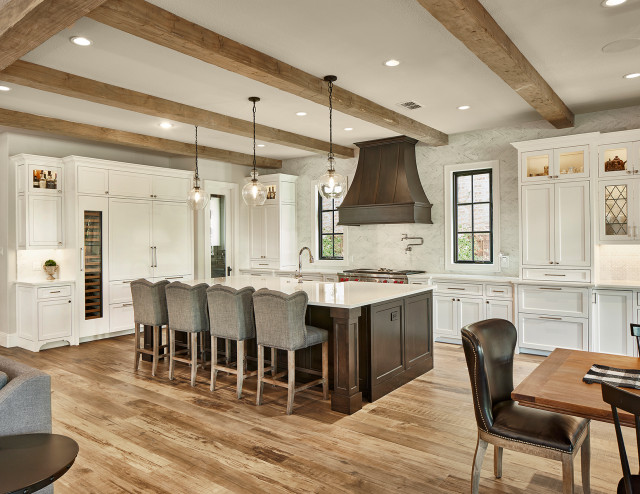 Modern Farmhouse Residence french-country-kitchen