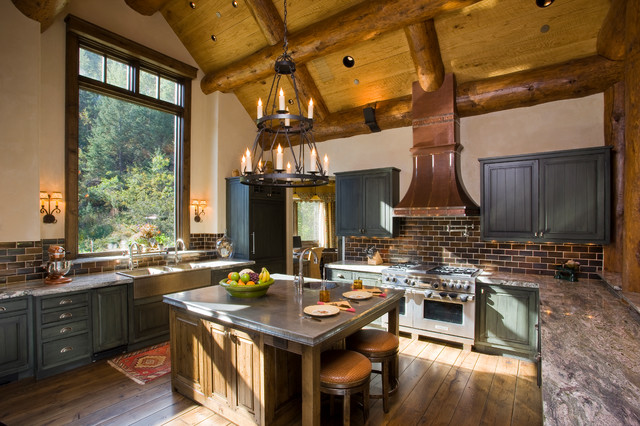 Aspen Lodge clasico-cocina