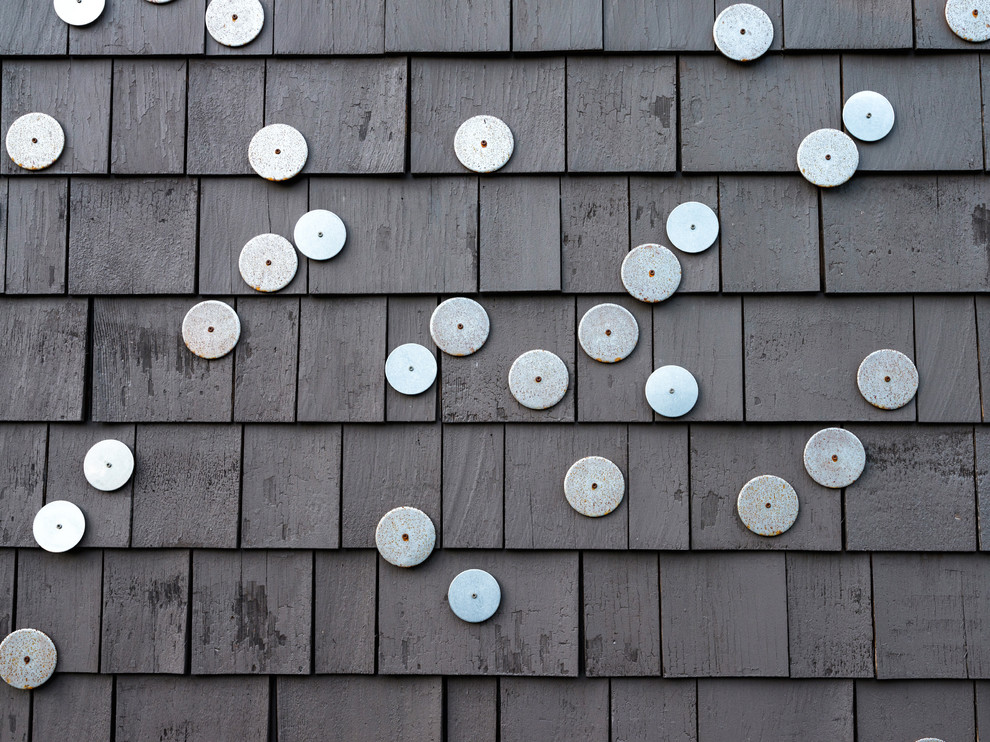 Example of a trendy home design design in Boston