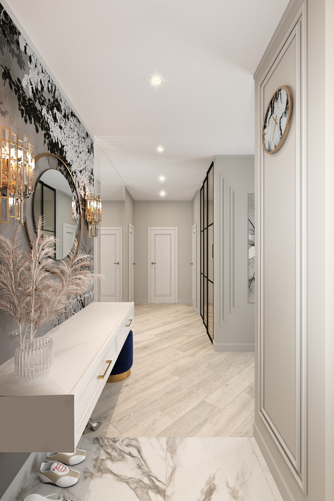 Трехкомнатная квартира в современном классическом стиле