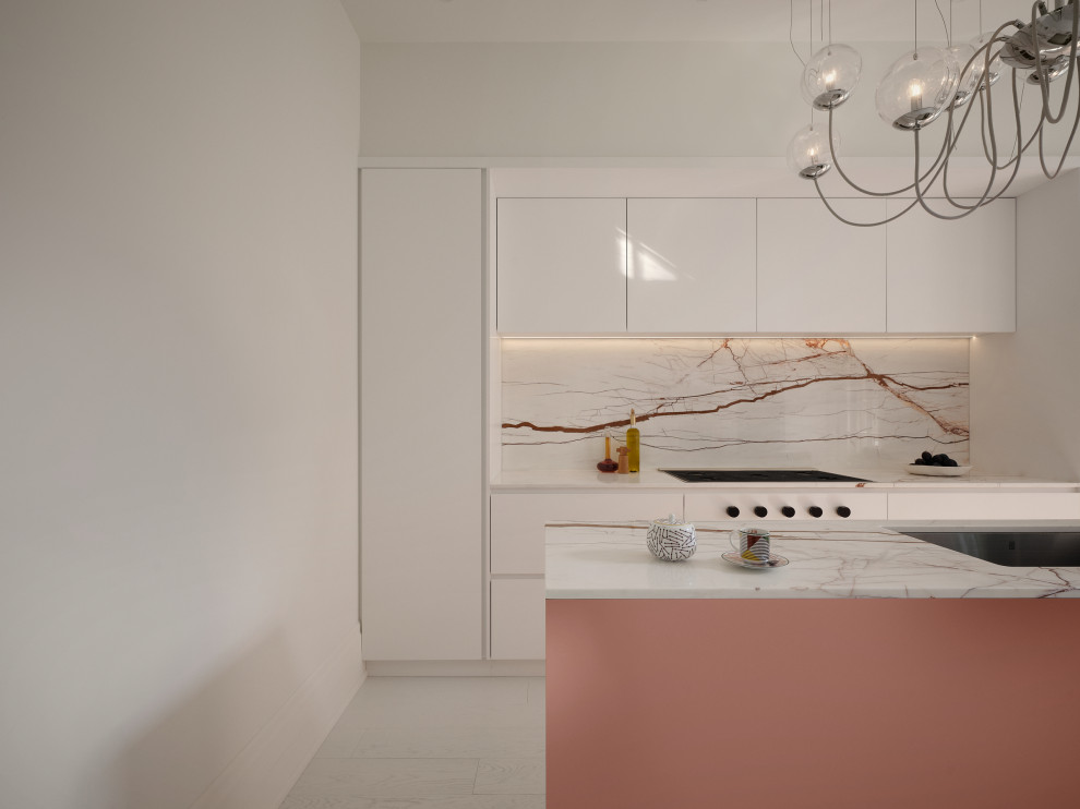 Eclectic kitchen photo in Montreal
