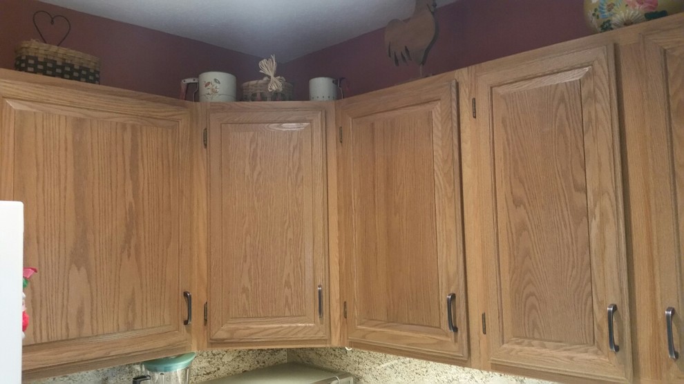 Gina and John's Painted Kitchen Hot Springs Stone