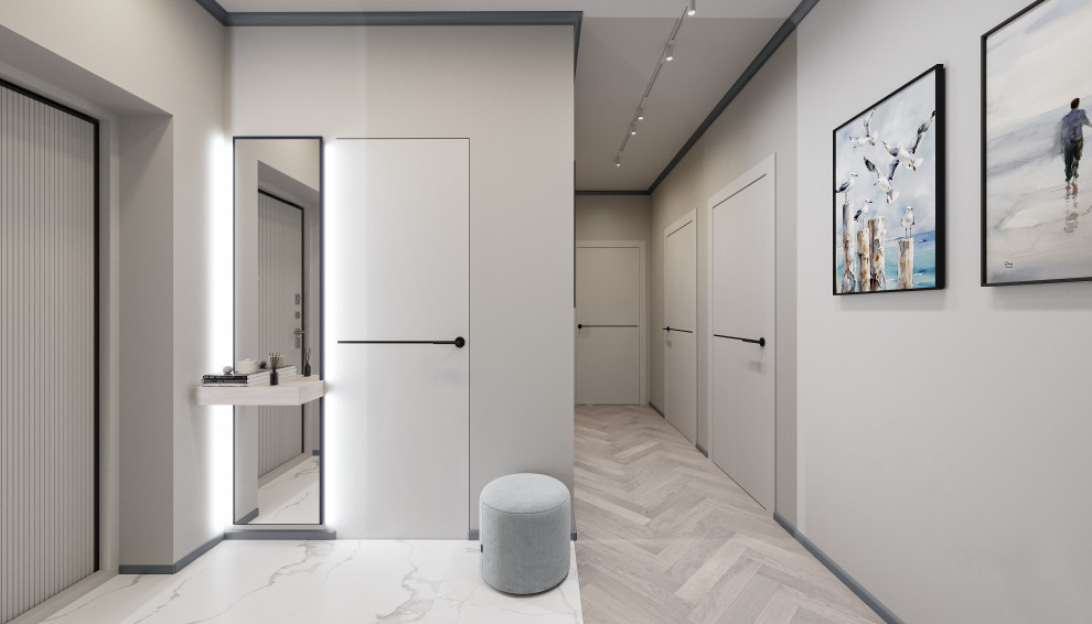 Проект 2х-комнатной квартиры в Мегаполис-парке