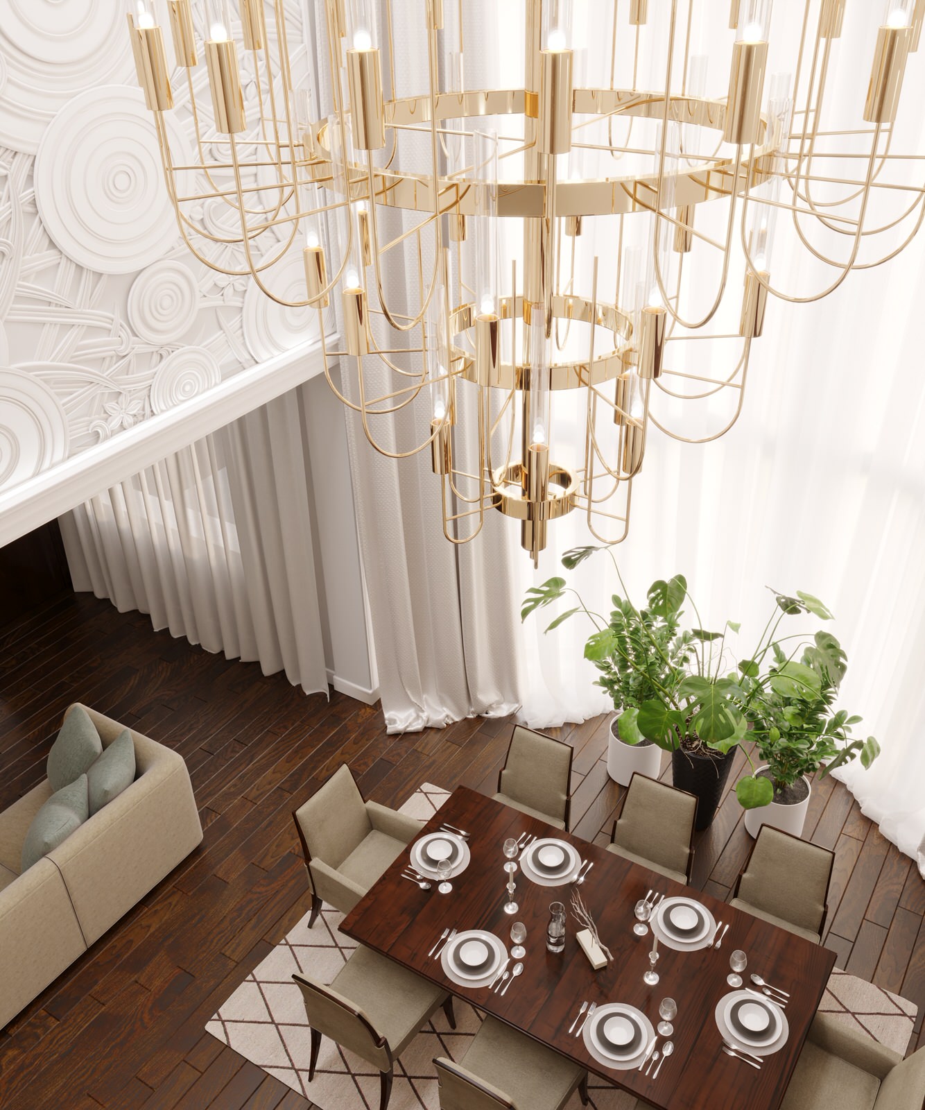 Белый, холодный, бразильский кофе