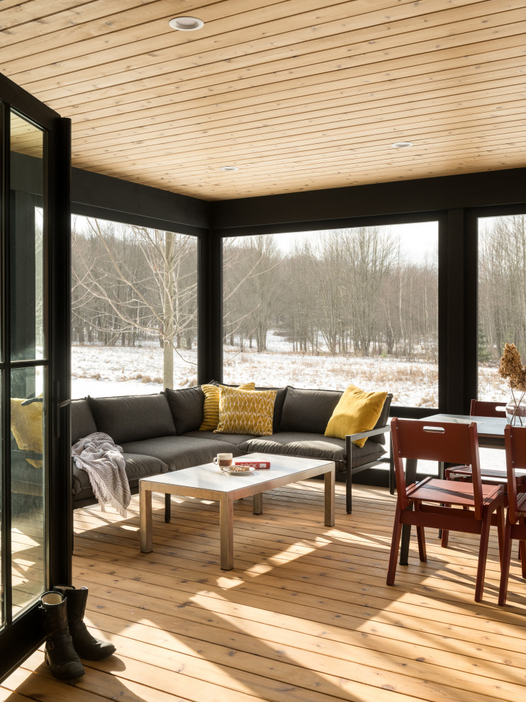 Danish home design photo in Burlington