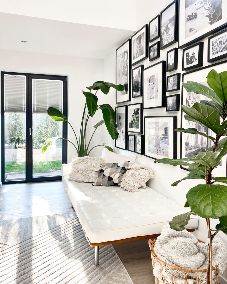 Modernes Wohnzimmer mit Boho Elementen