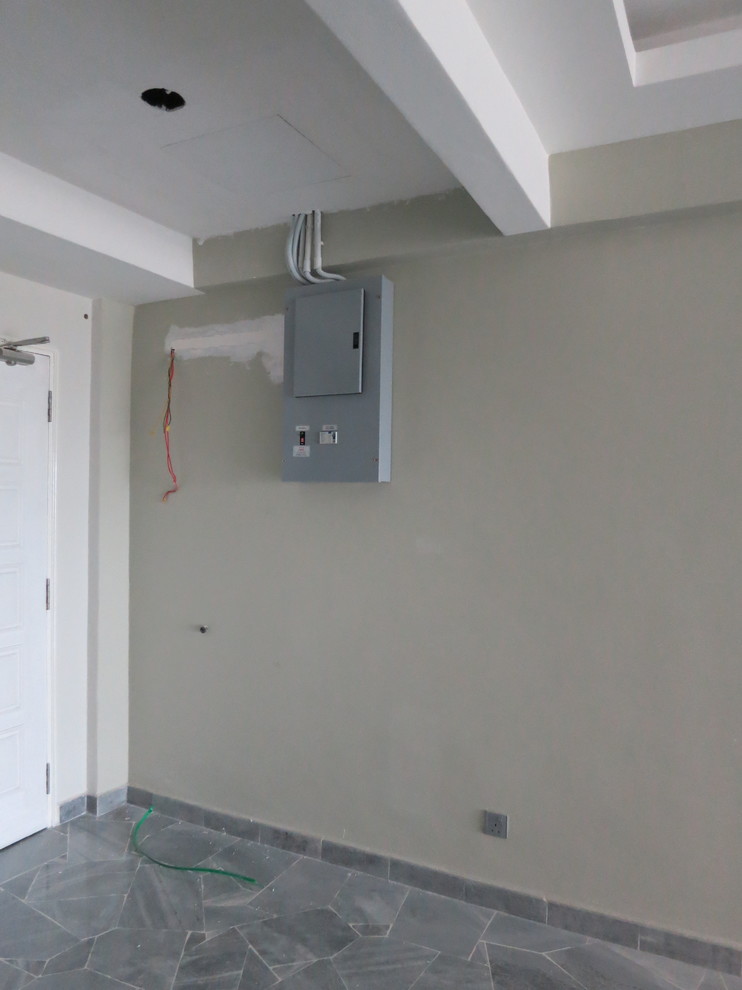 Ideas needed to cover power box in foyer