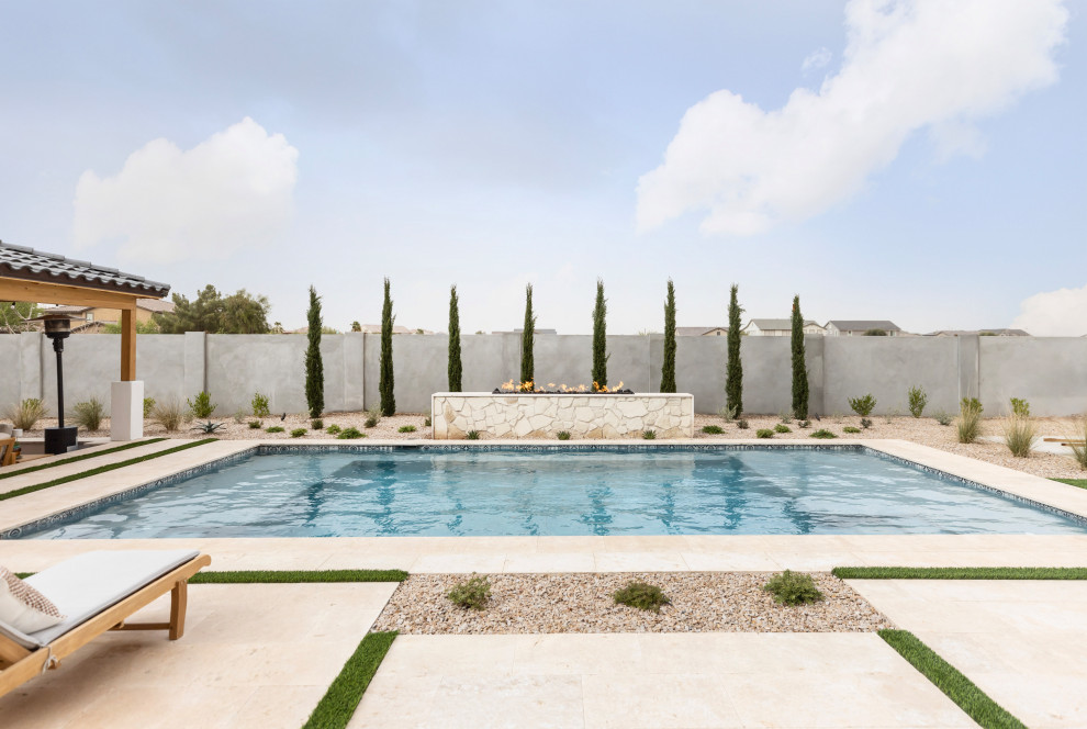 Southwest pool photo in Phoenix