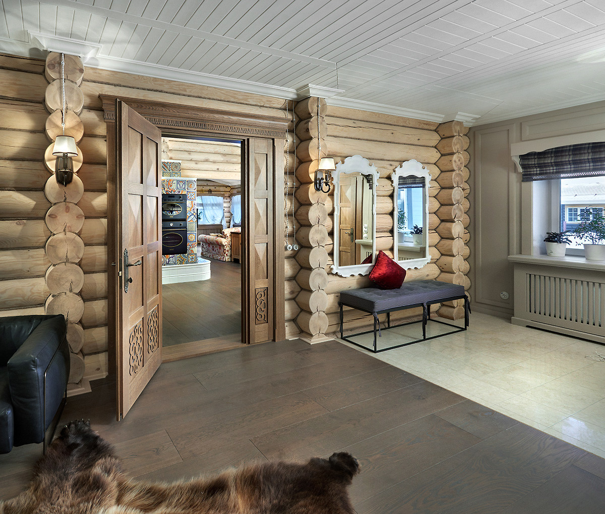 Деревянный загородный дом